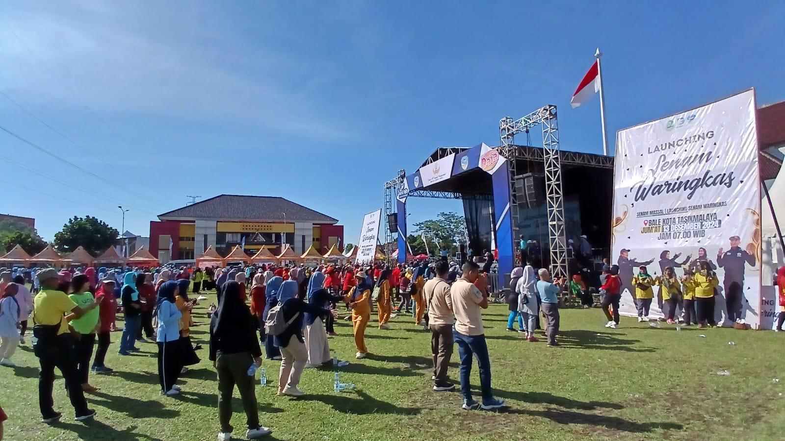 Launching Senam Waringkas Hingga Baksos dan Galang Donasi Semarakkan Acara ASN Day