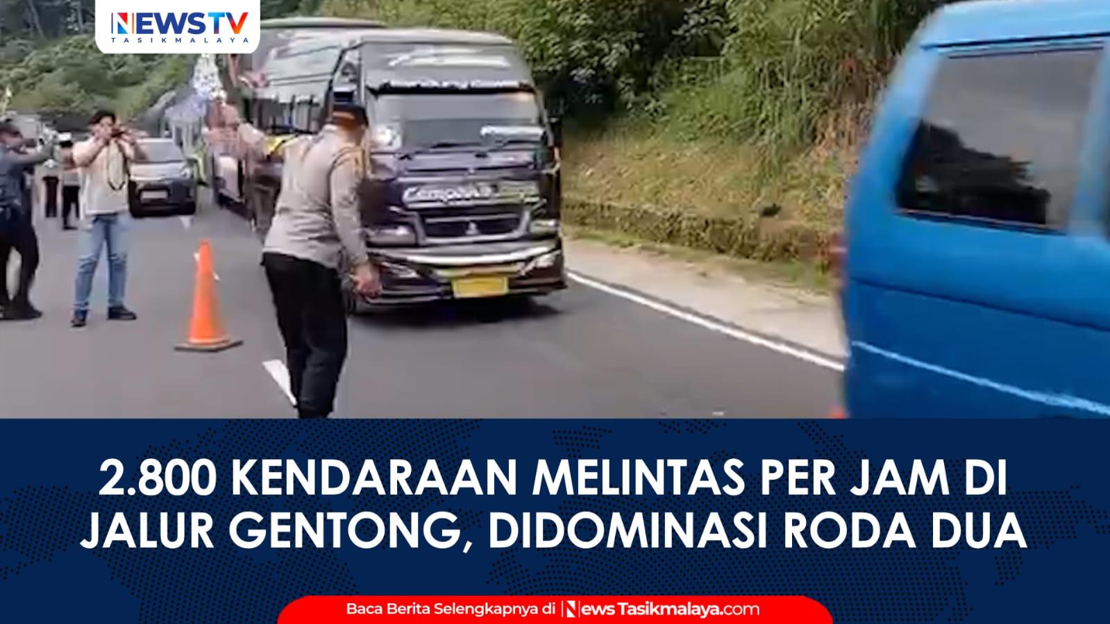 VIDEO: Lonjakan Arus Mudik di Jalur Gentong Tasikmalaya, 2.800 Kendaraan Melintas per Jam
