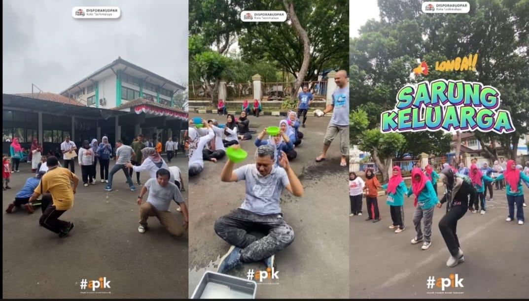 Meriahkan HUT ke-79 RI, Disporabudpar Kota Tasikmalaya Gelar Berbagai Perlombaan Tradisional