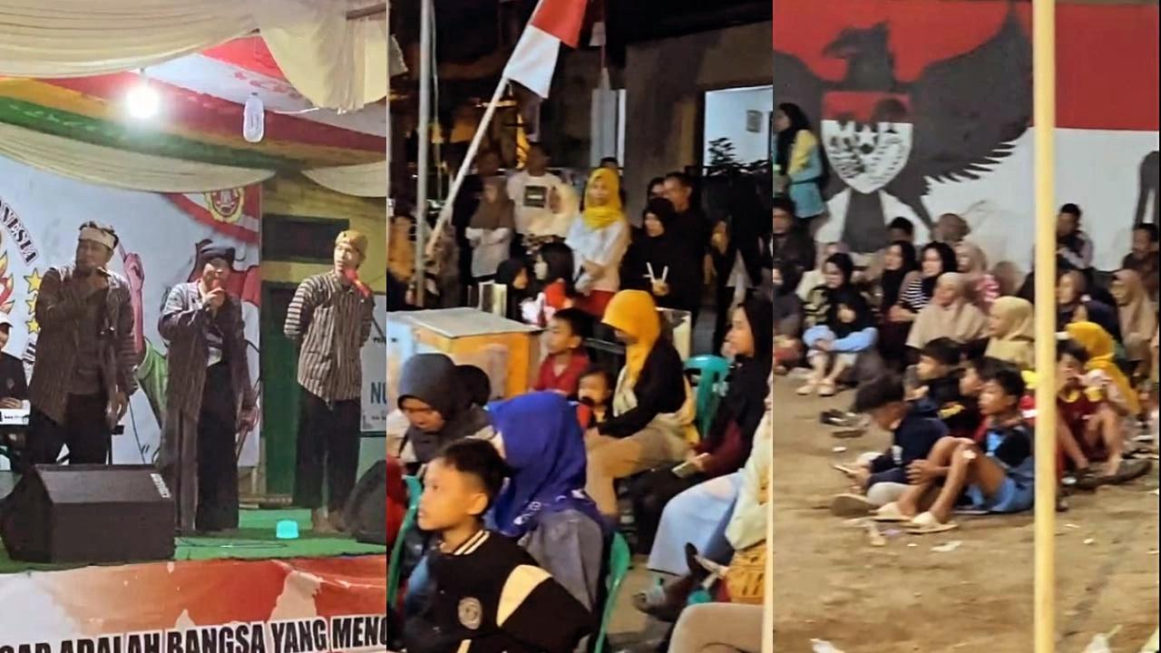 Meriahnya Pentas Seni Calung dan Bodoran Putra Rewak di Cikunten Indah Tasikmalaya dalam Rangka HUT ke-79 RI