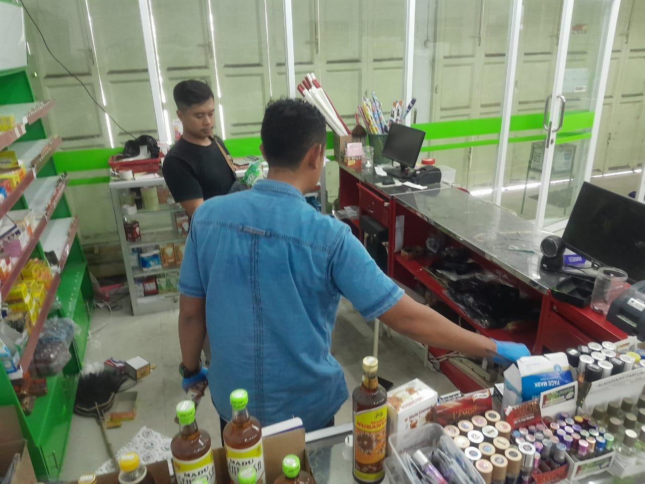 Minimarket di Jalan Cisinga Tasikmalaya Dibobol, Polisi Gelar Olah TKP