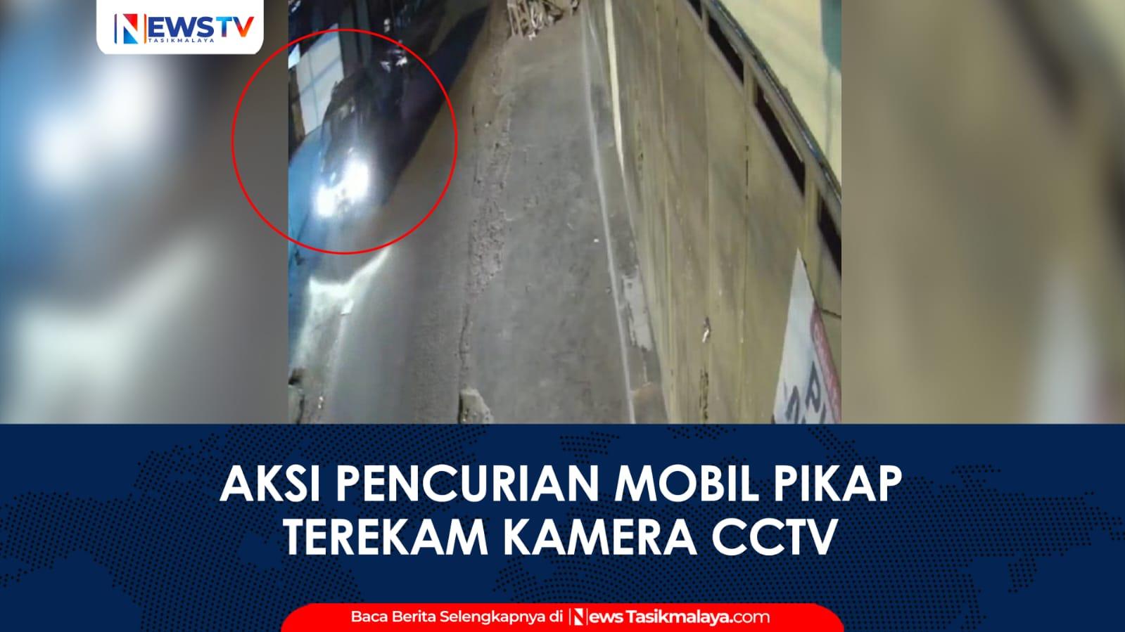 VIDEO: Mobil Milik Warga Cibeureum Tasikmalaya Hilang Dicuri, Aksi Pelaku Terekam CCTV