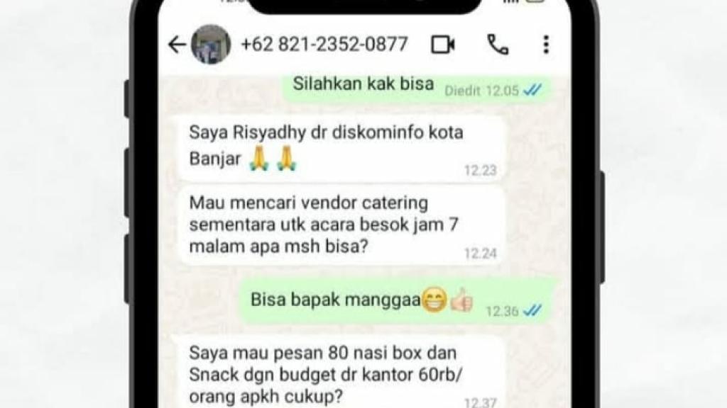 Modus Penipuan Catut Nama Pegawai Diskominfo Kota Banjar Hampir Memakan Korban