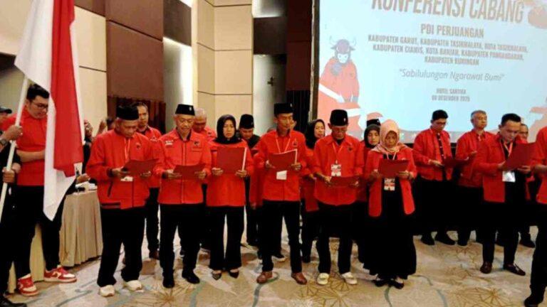 Nana Suryana Kembali Pimpin DPC PDIP Kota Banjar Periode 2025–2030