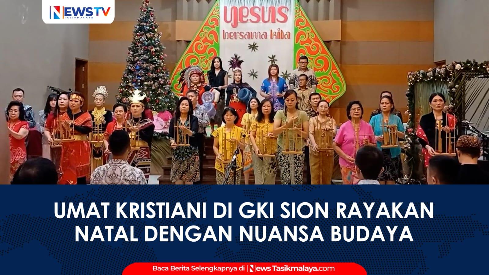 VIDEO: Nuansa Budaya Meriahkan Perayaan Natal di GKI Sion Tasikmalaya