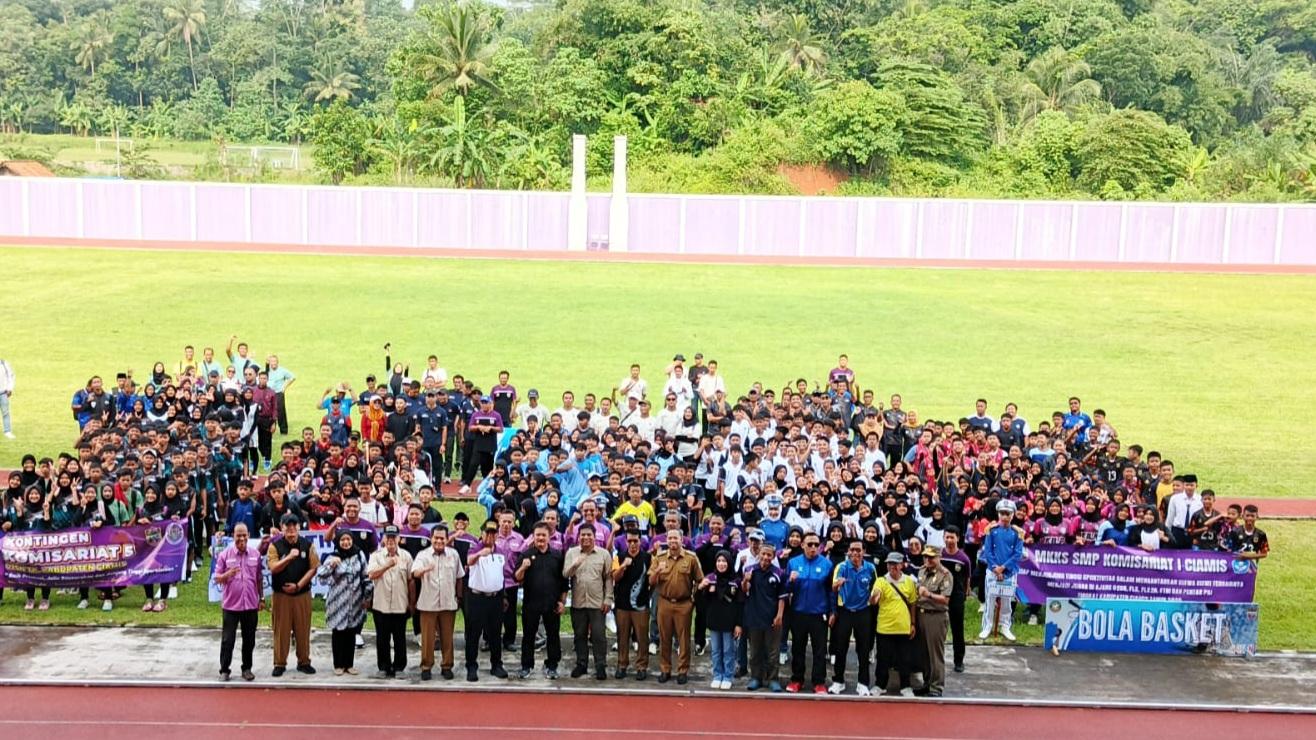 O2SN SMP Kabupaten Ciamis Resmi Dibuka, Dorong Pembinaan Atlet Muda