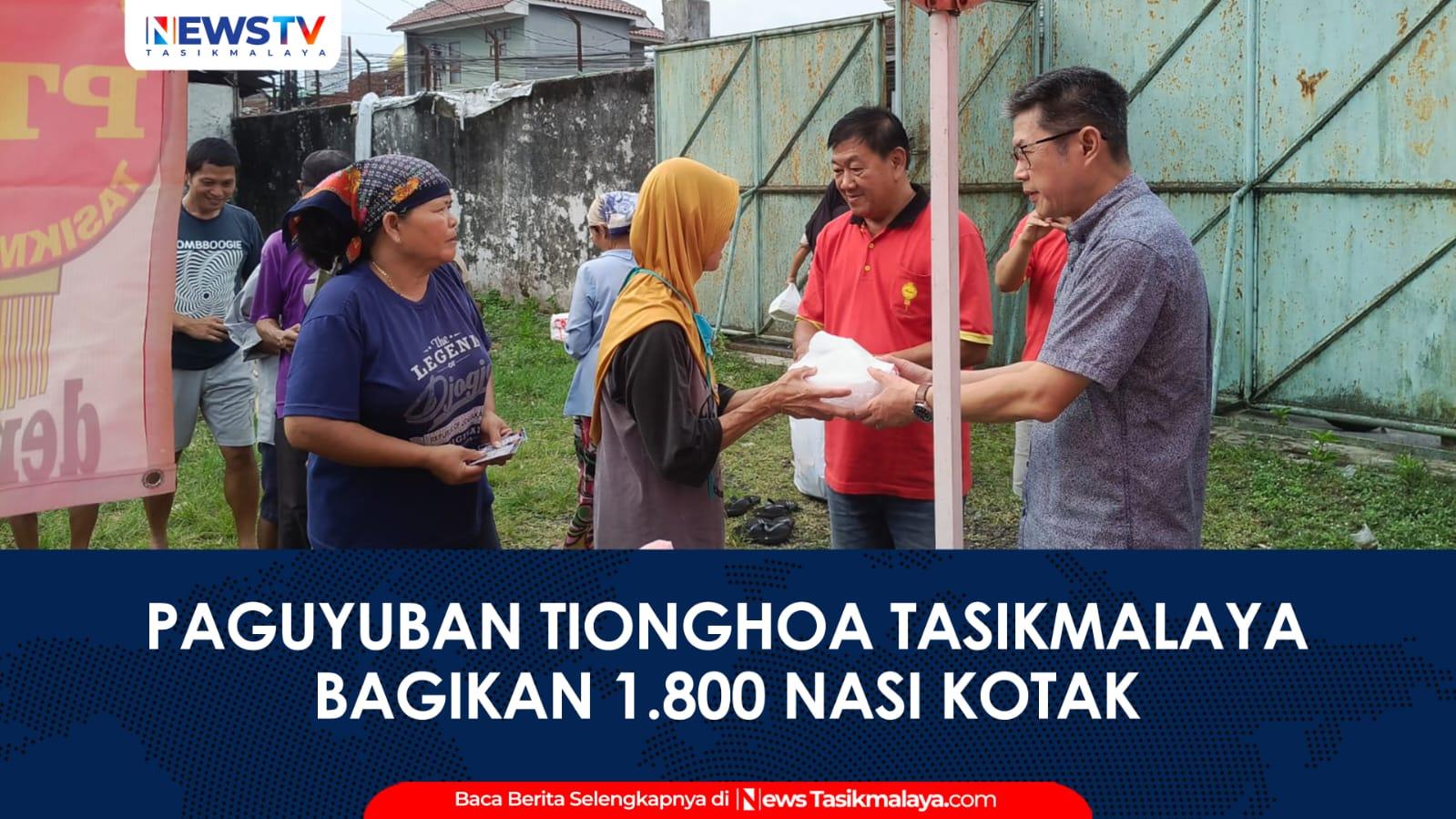VIDEO: Paguyuban Tionghoa Tasikmalaya Bagikan 1.800 Nasi Kotak untuk Buka Puasa Selama Ramadan