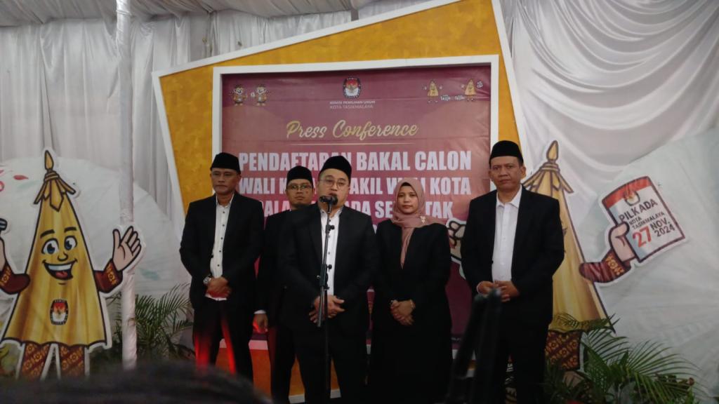 Pasangan Yusuf-Hendro Jadi Paslon Pertama yang Daftar ke KPU Kota Tasikmalaya, Berkas Dinyatakan Lengkap