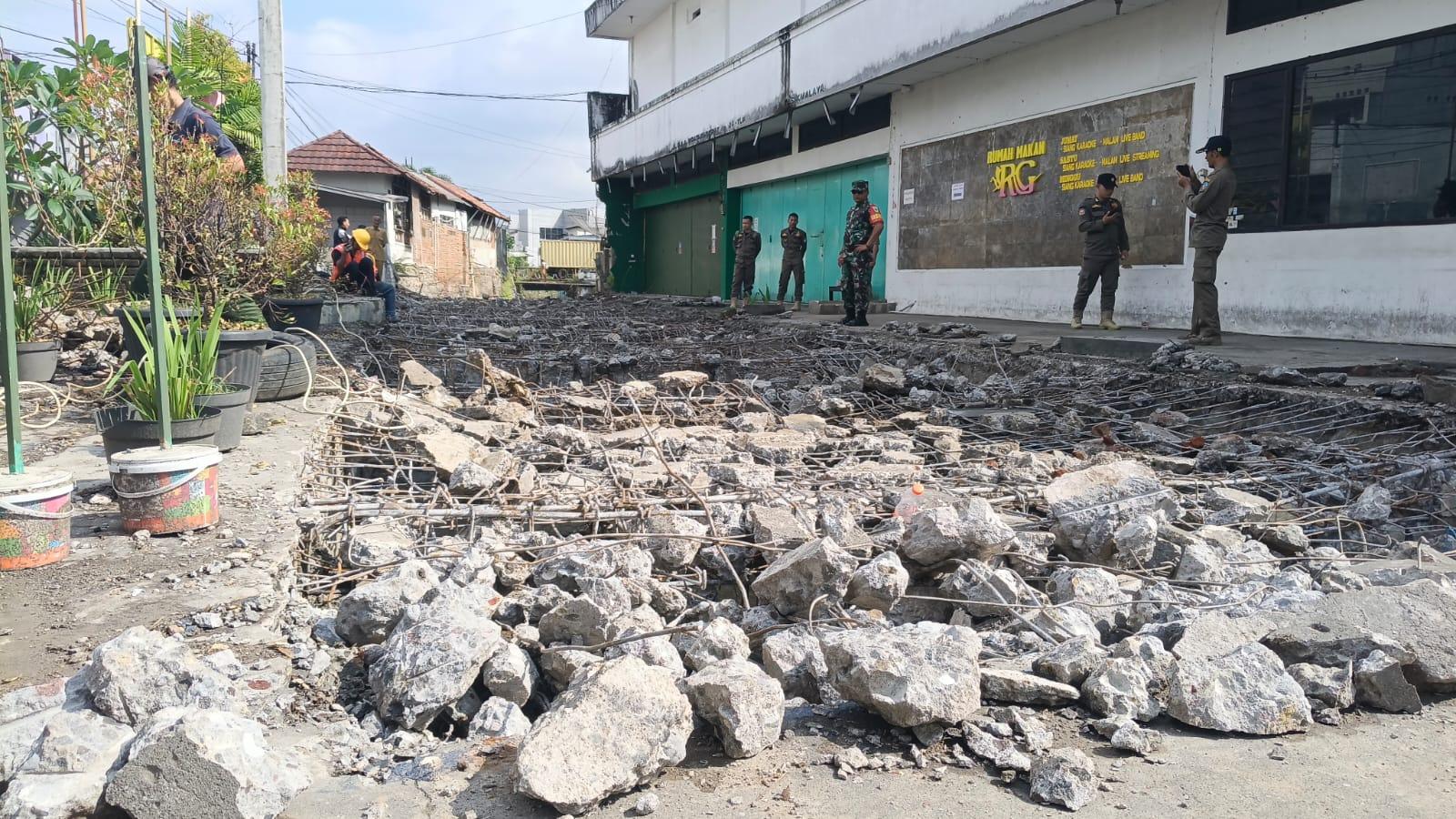 Pasca Pembongkaran Bangunan Liar di Irigasi Cimulu Tasikmalaya, Omzet Pedagang Menurun hingga 60 Persen