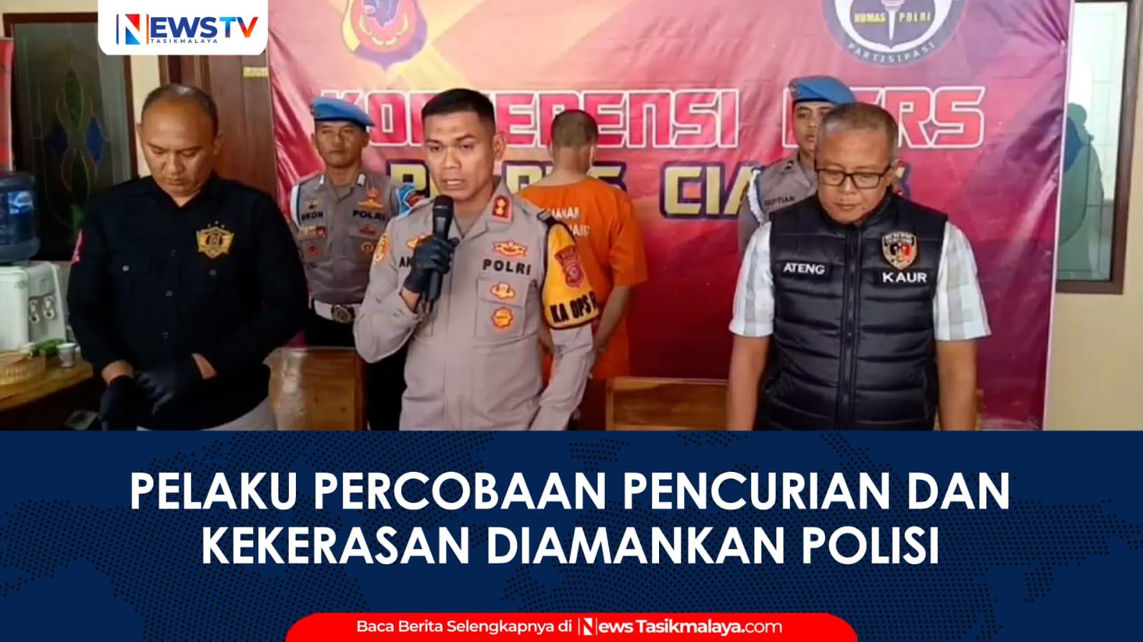 VIDEO: Pelaku Percobaan Perampokan Minimarket di Ciamis Dibekuk Polisi