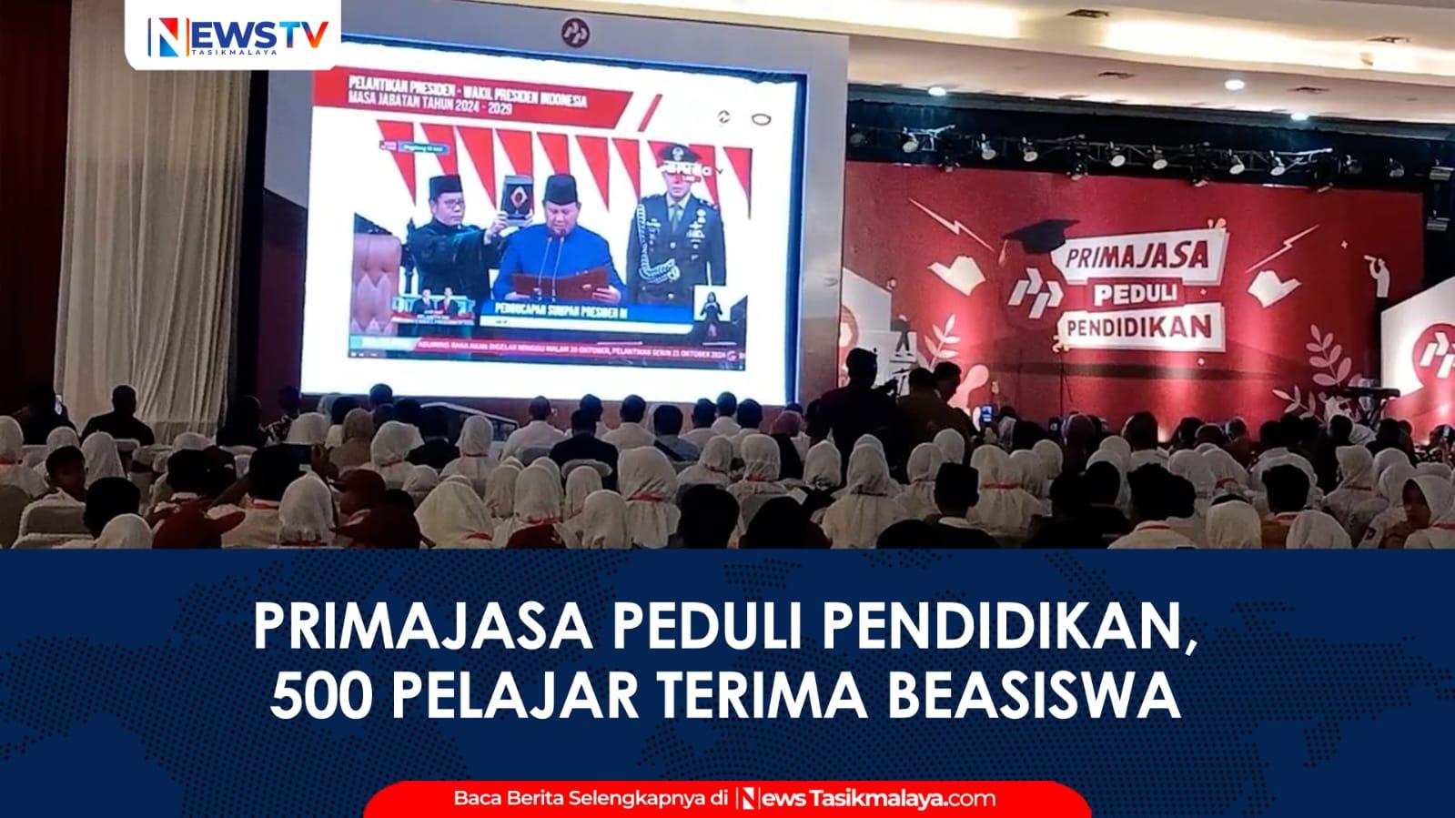 VIDEO: Pelantikan Presiden dan Wapres RI Prabowo Subianto-Gibran Rakabuming Raka: Ribuan Warga Tasikmalaya Nobar Meriah