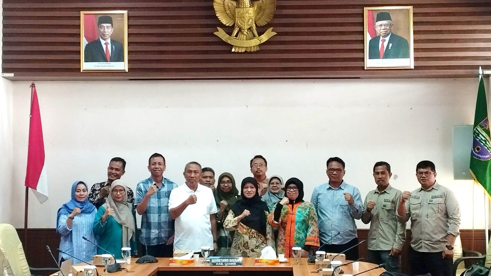 Pemkab Ciamis Bersama BRPBATPP Bahas Program SFV Kampung Nila