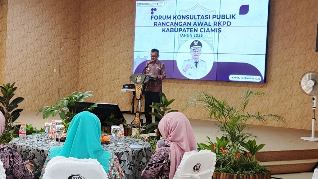 Pemkab Ciamis Gelar Forum Konsultasi Publik RKPD 2026, Fokus pada Aspirasi dan Pertumbuhan Ekonomi