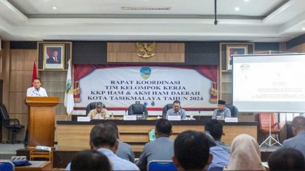 Pemkot Tasikmalaya Gelar Rapat Koordinasi Tim Pokja KKP HAM dan Aksi HAM Daerah 2024, Ini Hasilnya
