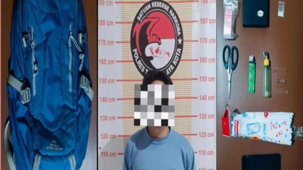 Pengedar dan Pengguna Sabu Ditangkap di Jalan HZ Mustofa Kota Tasikmalaya