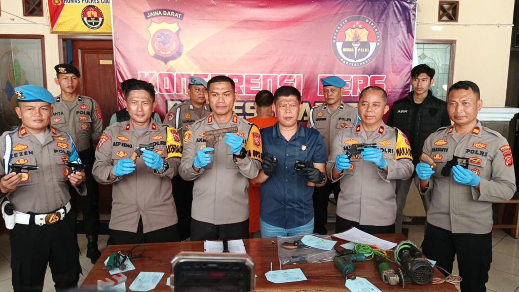 Perakit Senjata Api Rakitan di Ciamis Belajar dari YouTube