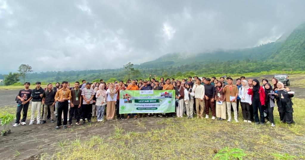 Perhutani KPH Tasikmalaya Dukung Gerakan Nasional GG Lestari 2026 di Pasir Datar Galunggung