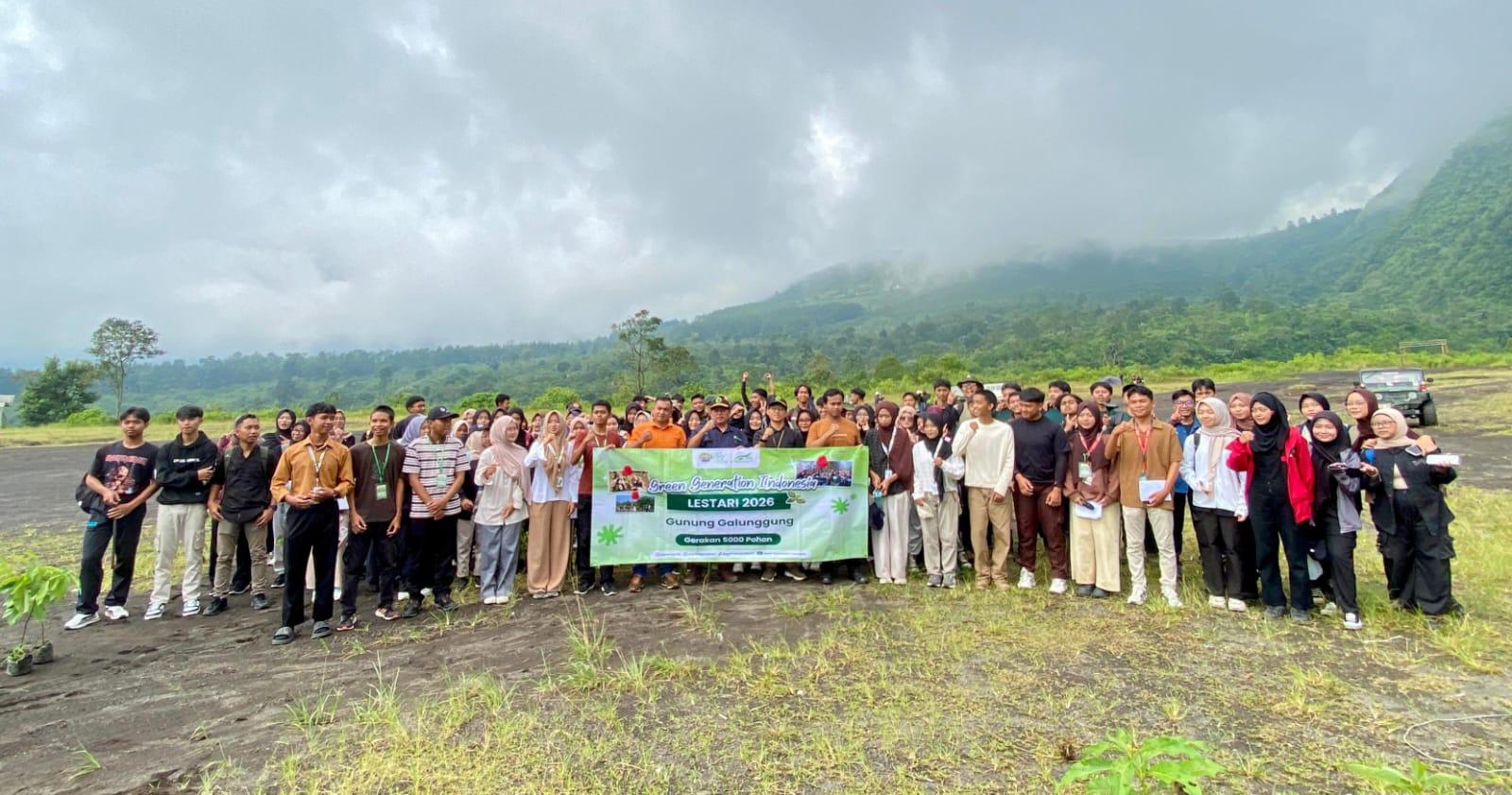 Perhutani KPH Tasikmalaya Dukung Gerakan Nasional GG Lestari 2026 di Pasir Datar Galunggung