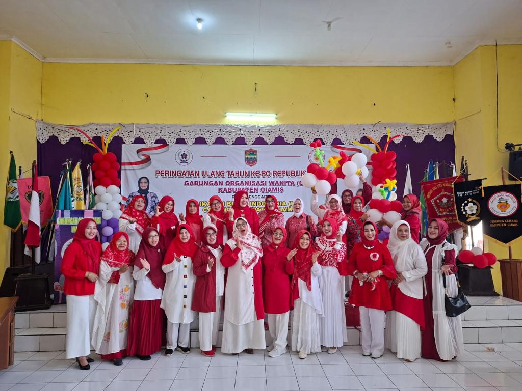 Peringati HUT ke-80 RI, GOW Ciamis Kobarkan Semangat Nasionalisme