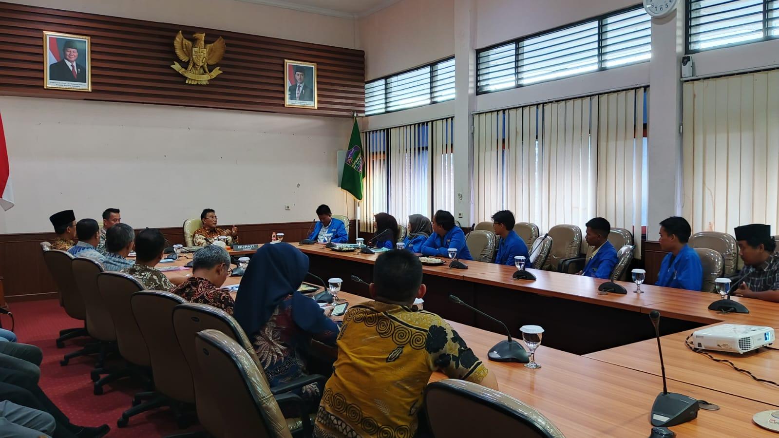 Pertanyakan Penonaktifan 39 Ribu BPJS PBI, Kopri PMII Ciamis-Pangandaran Audiensi dengan Bupati Herdiat