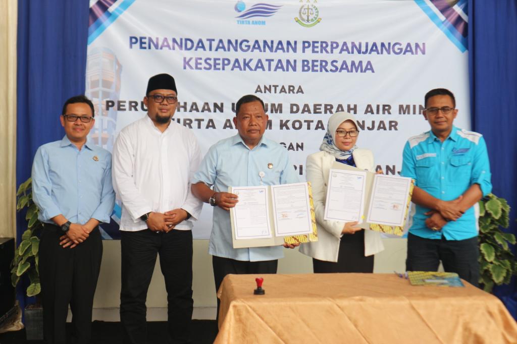 Perumdam Tirta Anom Perpanjang Kerjasama dengan Kejaksaan Negeri Kota Banjar