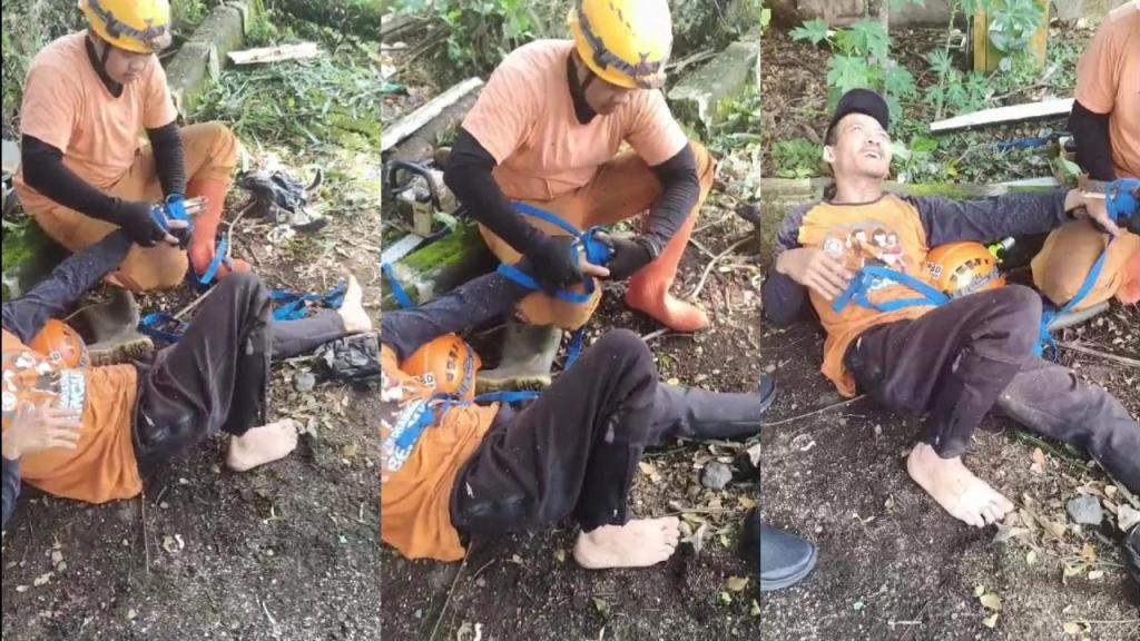 Petugas BPBD Kota Tasikmalaya Cedera Saat Pemangkasan Pohon di Dadaha