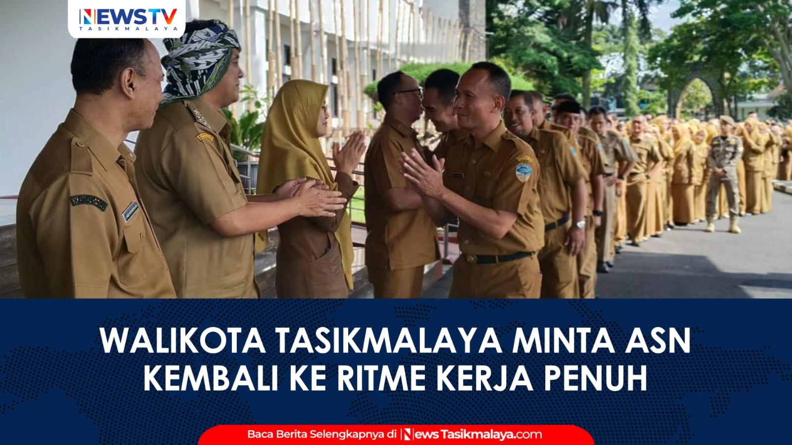 VIDEO: Pimpin Apel Gabungan Pasca-Lebaran, Wali Kota Viman Minta ASN Tasikmalaya Kembali ke Ritme Kerja Penuh