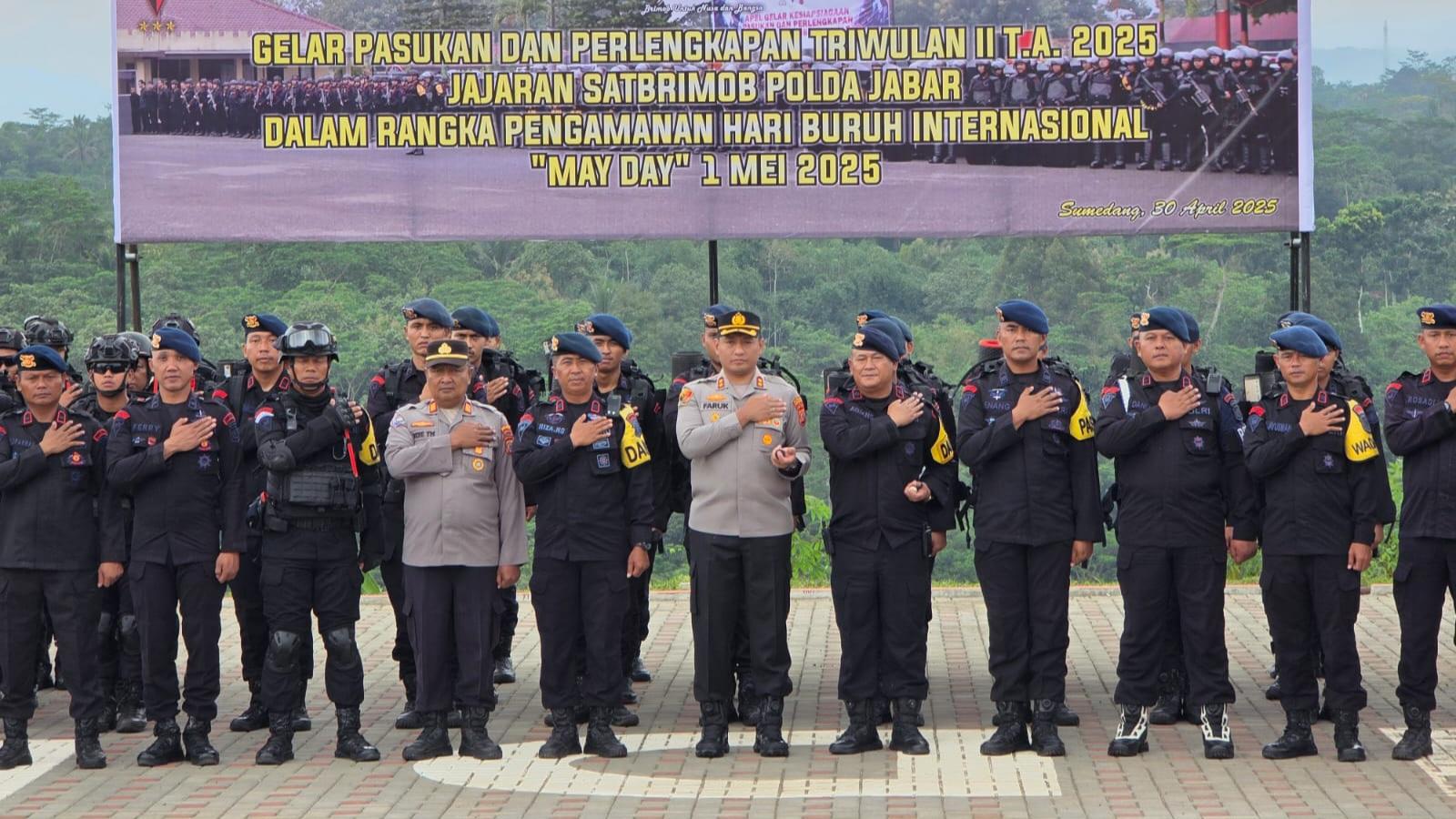 Pimpin Apel Pengamanan May Day, Kapolres Tasikmalaya Kota Tekankan Pendekatan Humanis