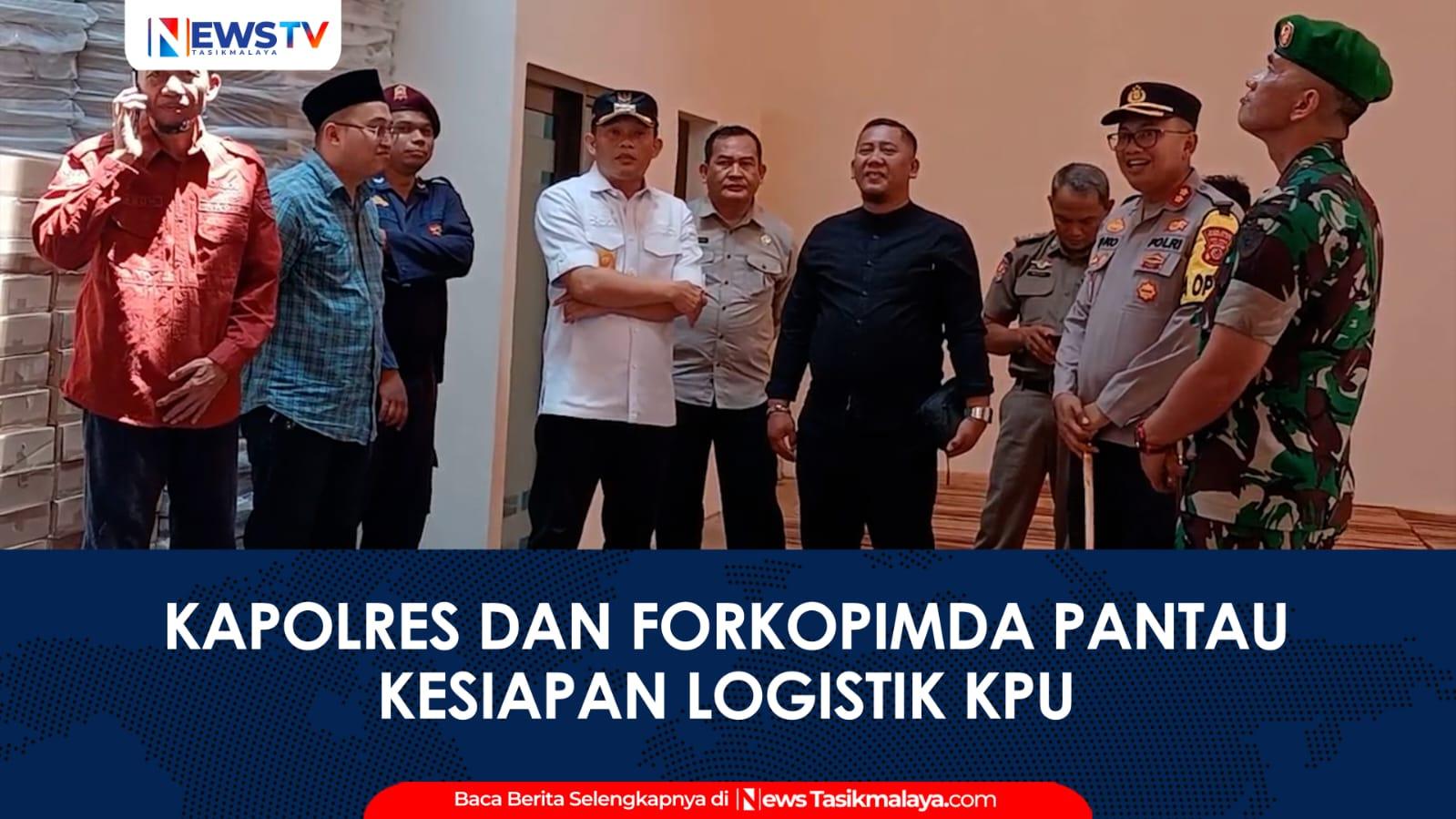 VIDEO: Pj Wali Kota Tasikmalaya Bersama Forkopimda  Cek Kesiapan Logistik KPU Jelang Pilkada 2024
