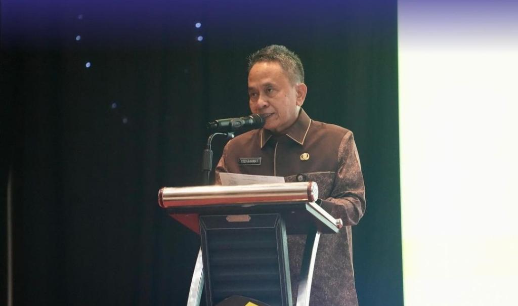 Pjs Bupati Tasikmalaya Yedi Rahmat Hadiri Penandatanganan Hibah BMN Kementerian ESDM