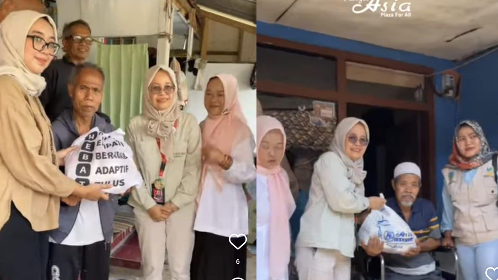 Plaza Asia Tasikmalaya Dukung Program Wargi Bageur di Kelurahan Cilamajang, Santuni Lansia dan Difabel