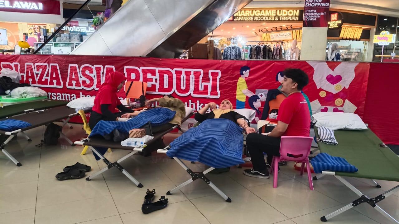 Plaza Asia Tasikmalaya Gelar Aksi Donor Darah, Terkumpul 71 Labu