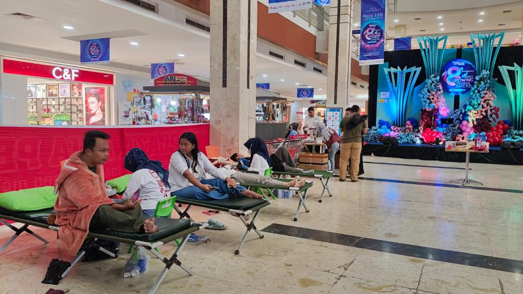 Plaza Asia Tasikmalaya Gelar Donor Darah di HUT ke-18, Targetkan 100 Labu untuk PMI