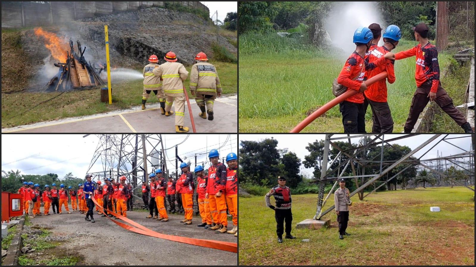 PLN Gelar Simulasi Tanggap Darurat di GITET Tasikmalaya, Tingkatkan Kesiapsiagaan Petugas Hadapi Bencana
