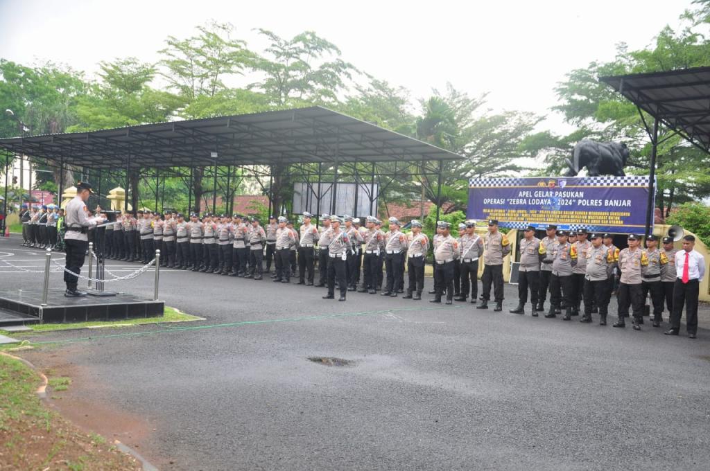 Polres Banjar Gelar Operasi Zebra Lodaya Selama 14 Hari, Ini Tujuannya