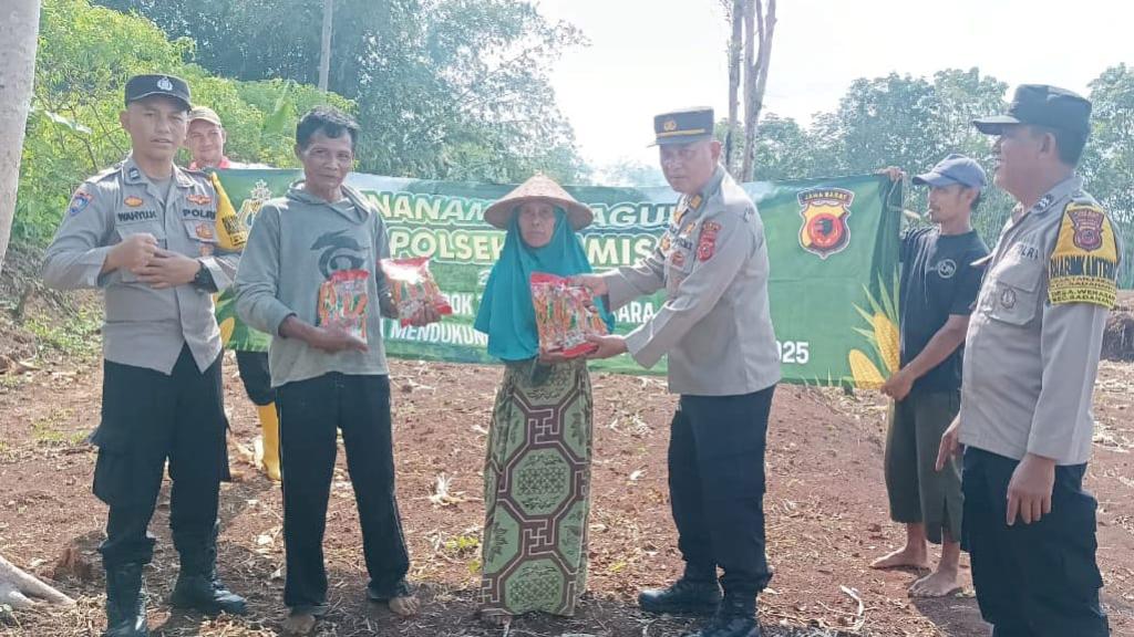 Polres Ciamis Dukung Program Swasembada Pangan Presiden Prabowo Lewat Pendekatan ke Masyarakat