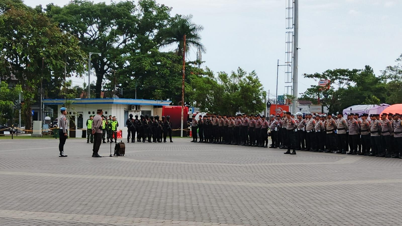 Polres Ciamis Gelar Apel Pengamanan Malam Tahun Baru, Fokus di Tiga Titik Strategis
