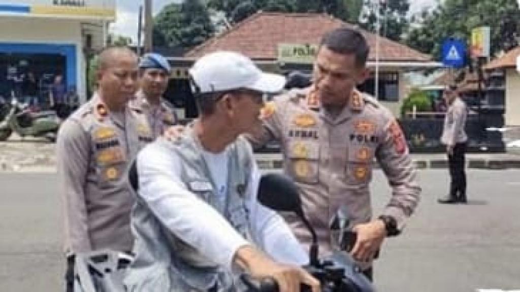 Polres Ciamis Gelar KRYD Selama Ramadhan, 35 Kendaraan Ditindak dalam Razia Lalu Lintas
