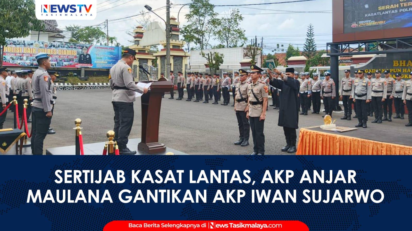 VIDEO: Polres Ciamis Gelar Sertijab Kasat Lantas, AKP Anjar Maulana Gantikan AKP Iwan Sujarwo
