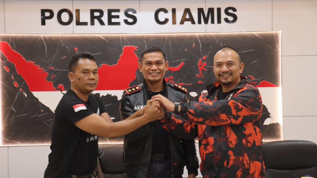 Polres Ciamis Pertemukan 2 Pimpian PP dan Grib Jaya, Cegah Konflik Kedua Ormas Meluas