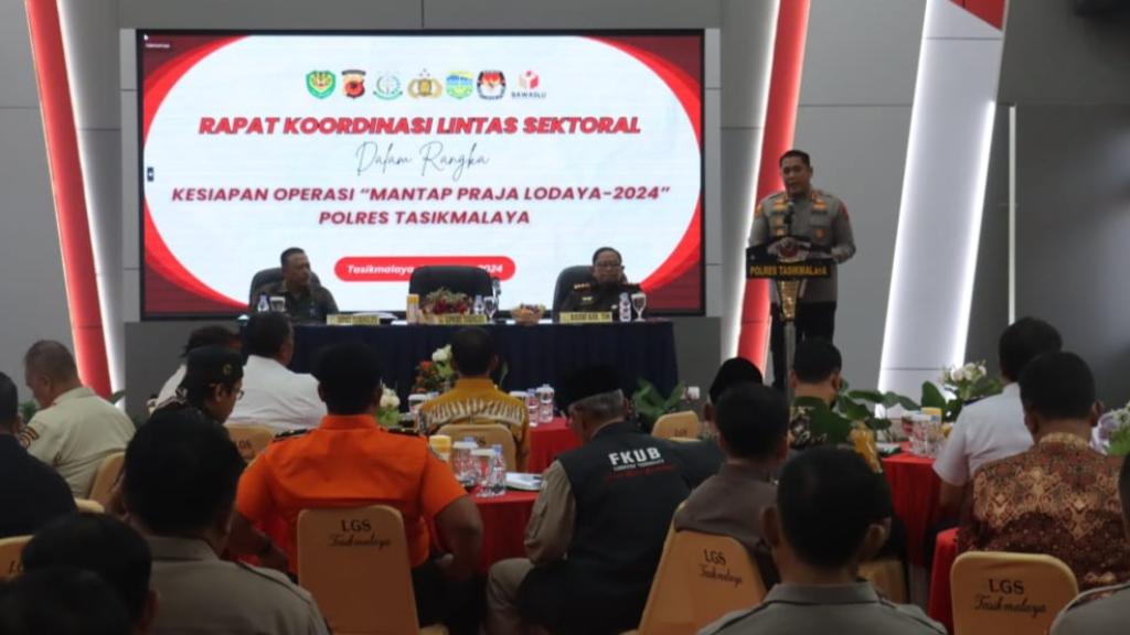 Polres Tasikmalaya Gelar Rakor Lintas Sektoral Jelang Ops Mantap Praja Lodaya 2024