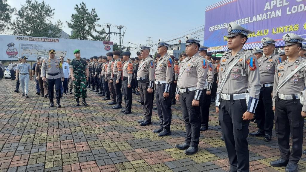 Polres Tasikmalaya Kota Apel Gelar Pasukan Operasi Keselamatan Lodaya 2025