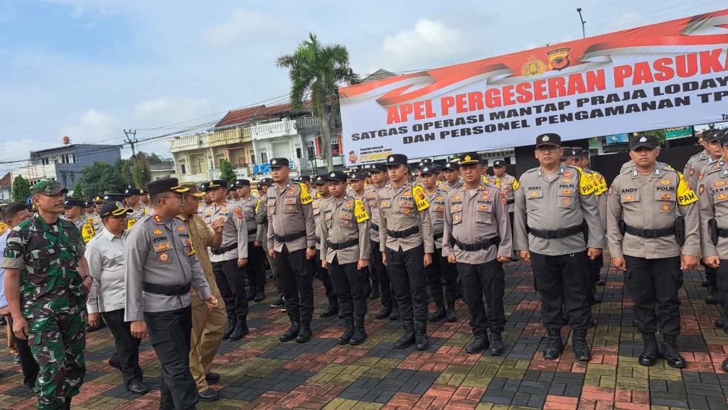 Polres Tasikmalaya Kota Gelar Apel Pergeseran Pasukan untuk Pengamanan Pilkada 2024