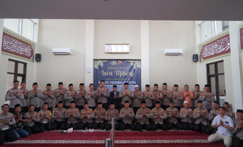 Polres Tasikmalaya Kota Gelar Peringatan Isra Mi’raj, Momentum Penguatan Nilai Keagamaan dan Profesionalisme