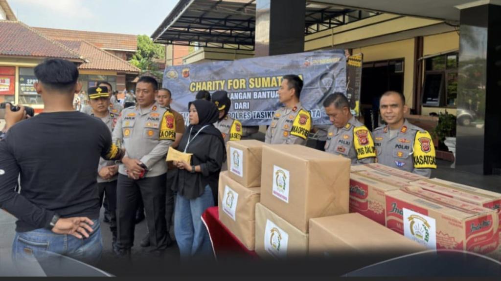 Polres Tasikmalaya Kota Kirim Bantuan Kemanusiaan untuk Korban Bencana di Sumatera
