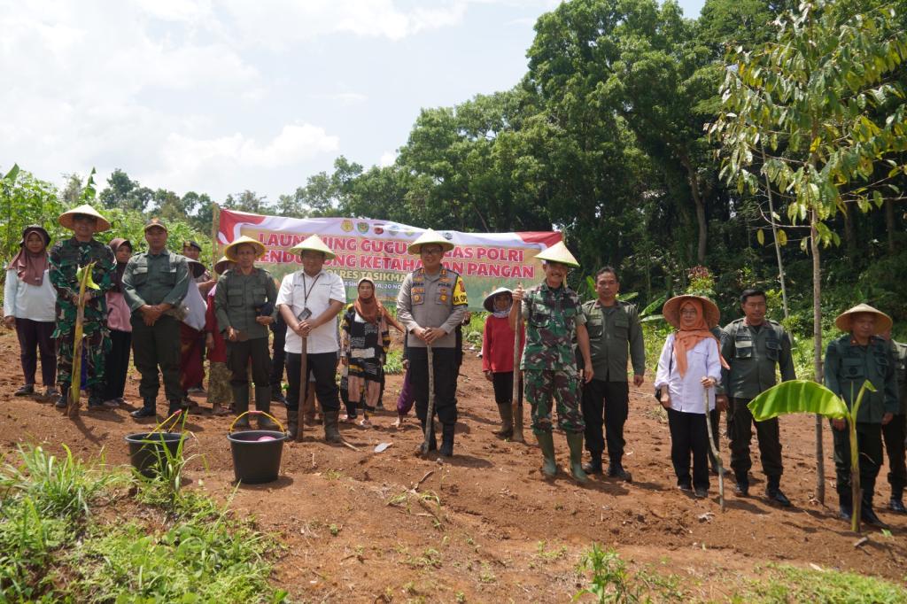 Polres Tasikmalaya Kota Luncurkan Gugus Tugas Ketahanan Pangan Nasional