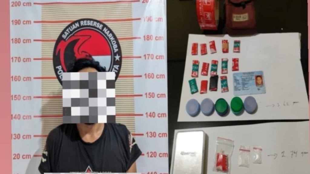 Polres Tasikmalaya Kota Tangkap Pengedar Sabu di Cipedes, Barang Bukti Hampir 18 Gram Disita