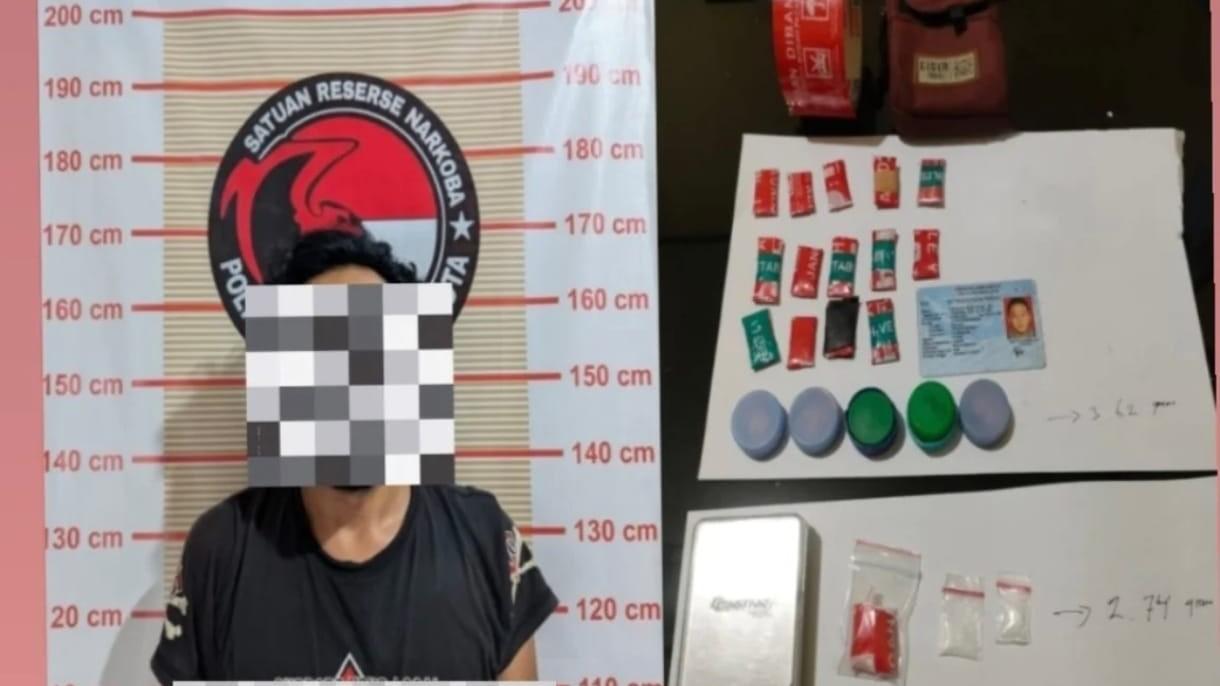 Polres Tasikmalaya Kota Tangkap Pengedar Sabu di Cipedes, Barang Bukti Hampir 18 Gram Disita