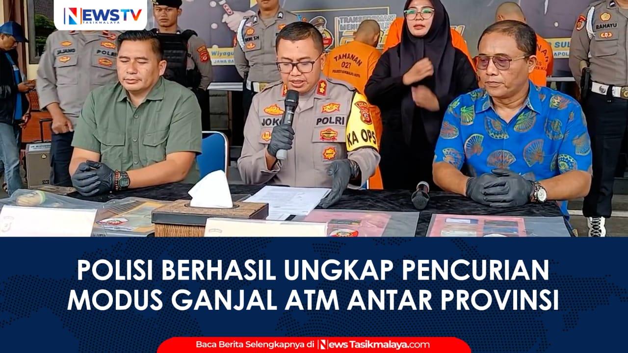 VIDEO: Polres Tasikmalaya Kota Ungkap Kasus Pencurian Modus Ganjal ATM