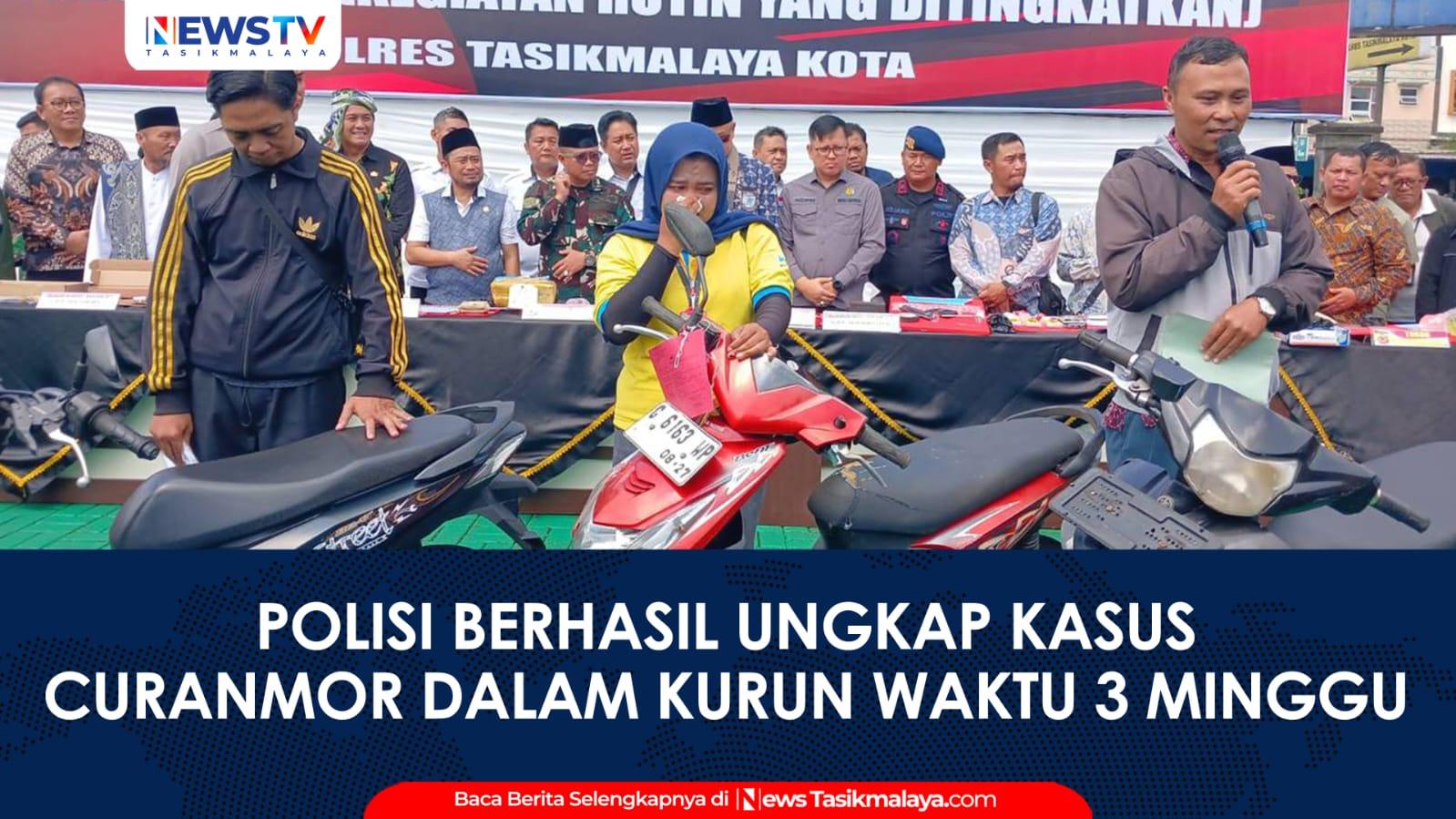 VIDEO: Polres Tasikmalaya Kota Ungkap Sindikat Curanmor Lintas Kabupaten, 7 Tersangka Diamankan